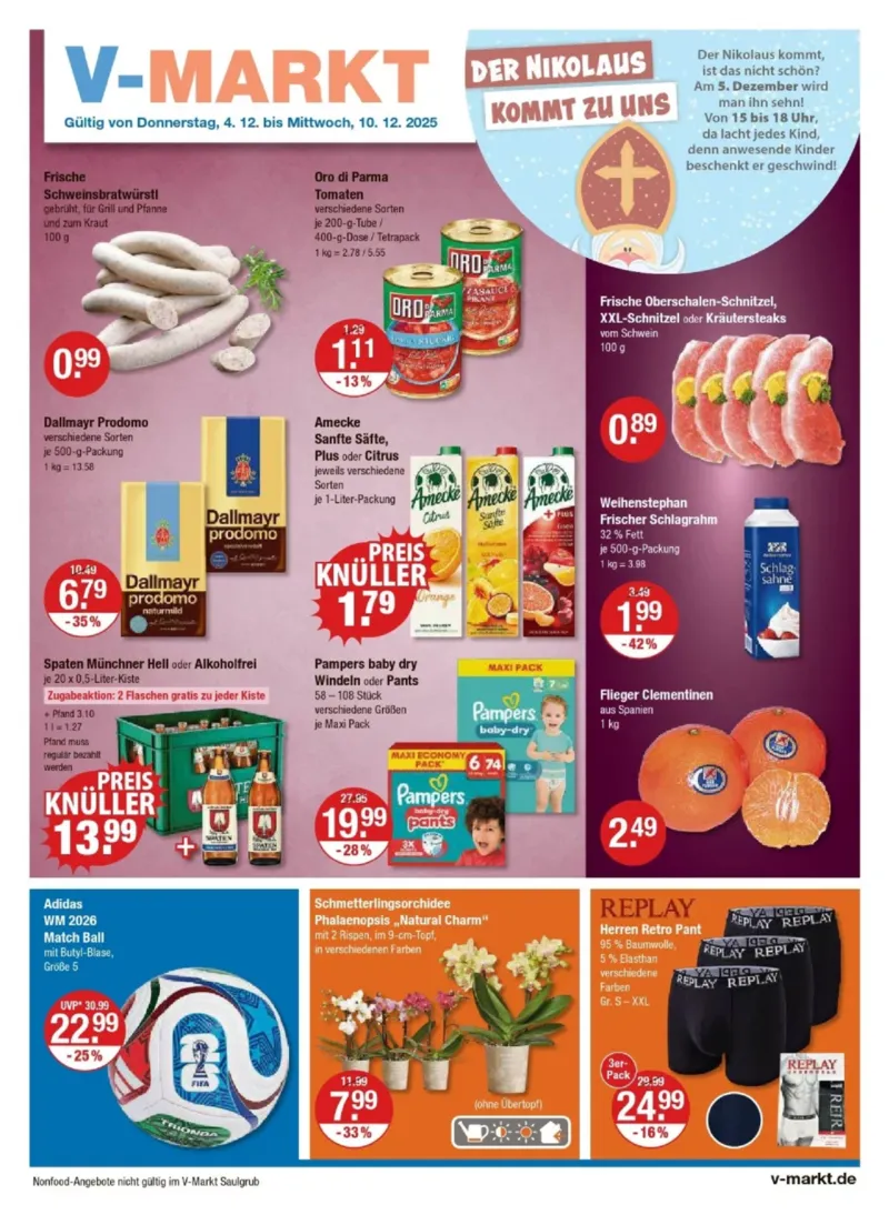 V-Markt Prospekt vom 04.12.2025, Seite 1
