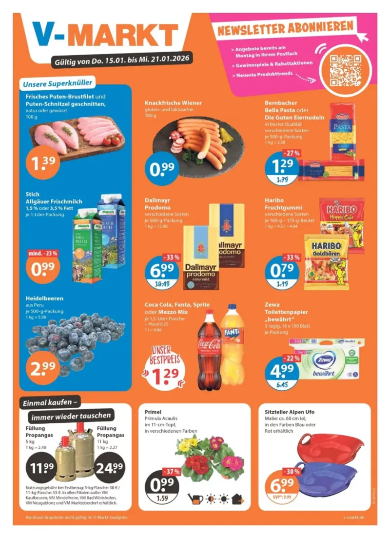 V-Markt Prospekt vom 15.01.2026, Seite 1