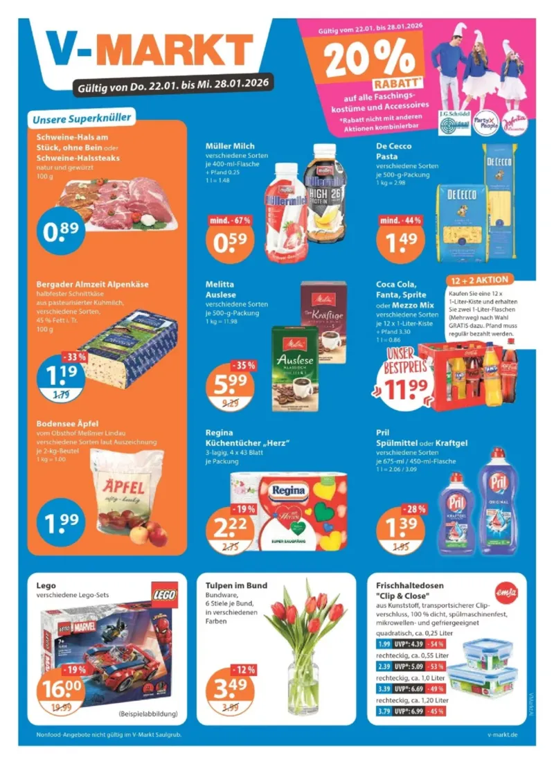 V-Markt Prospekt vom 22.01.2026, Seite 1