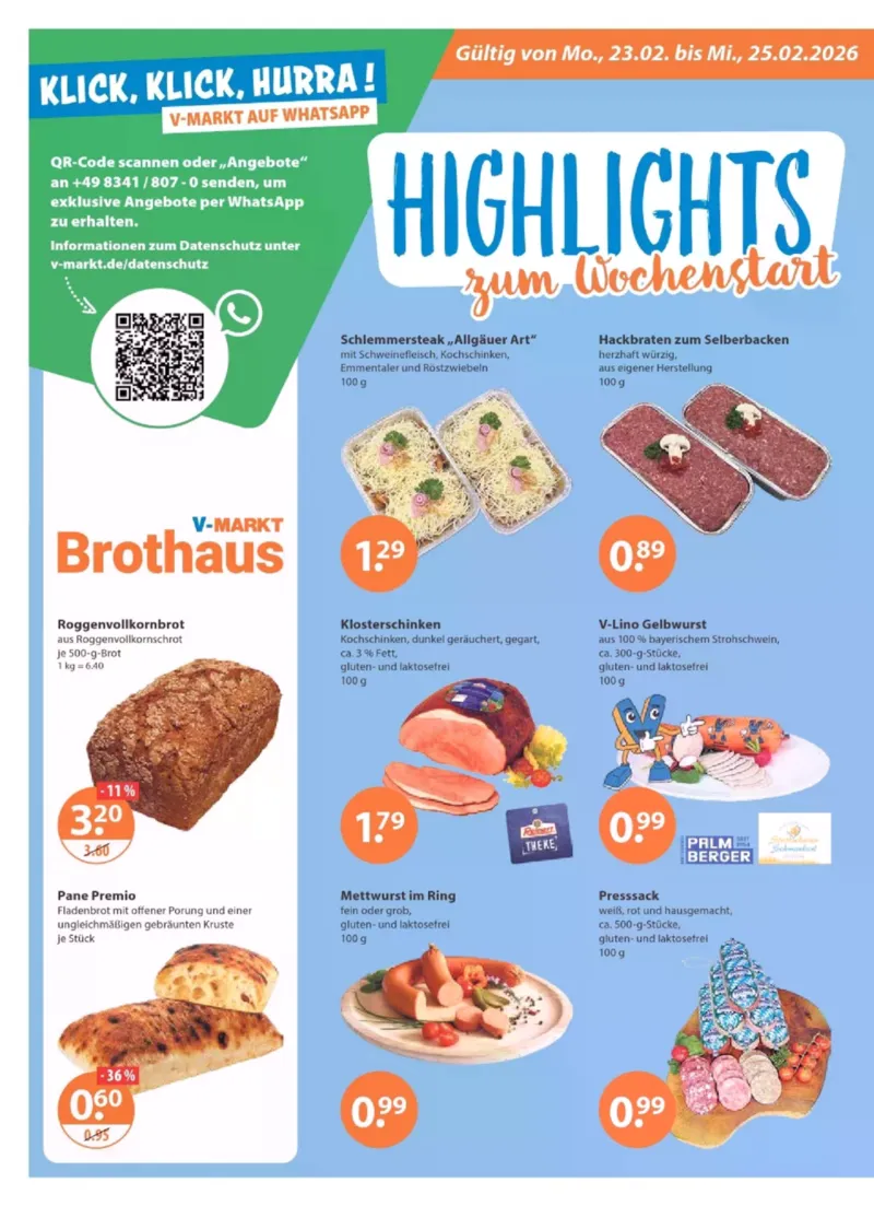 V-Markt Prospekt vom 19.02.2026, Seite 18