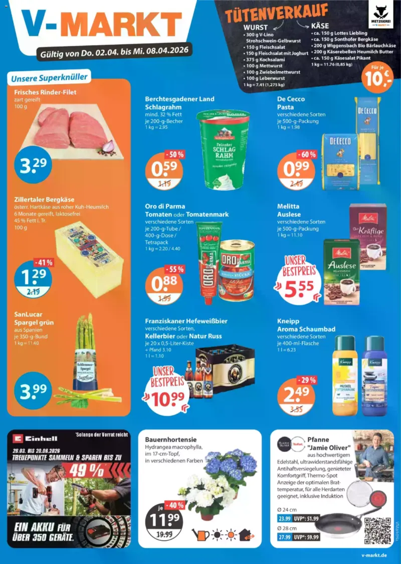 V-Markt Prospekt vom 02.04.2026, Seite 1