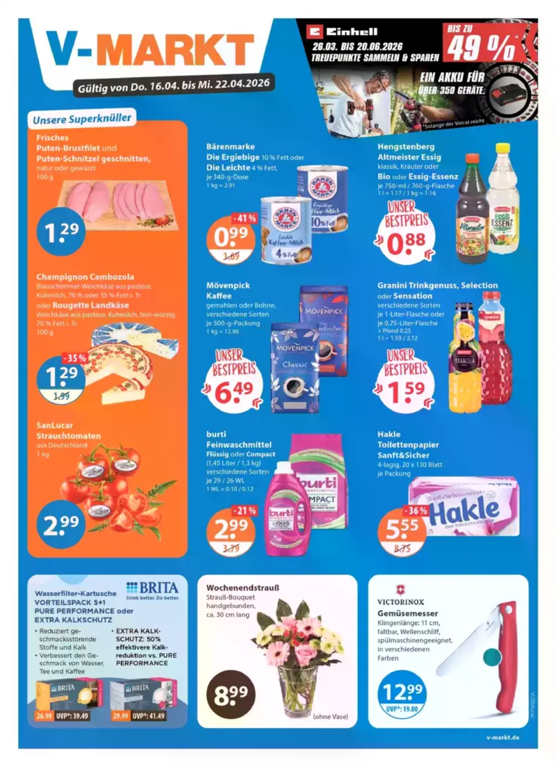 V-Markt Prospekt vom 16.04.2026, Seite 1