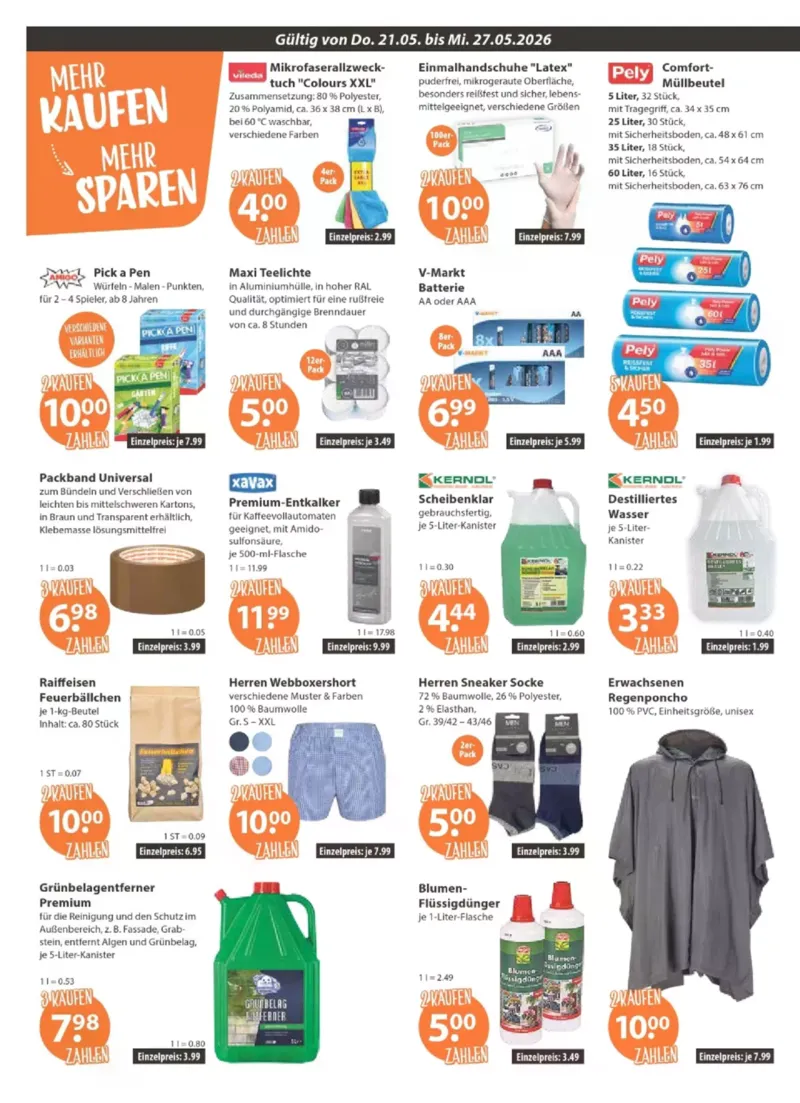 V-Markt Prospekt vom 21.05.2026, Seite 16