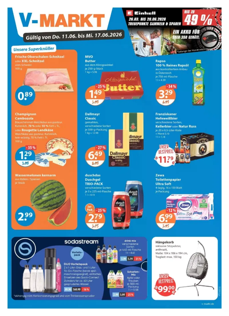 V-Markt Prospekt vom 11.06.2026, Seite 1