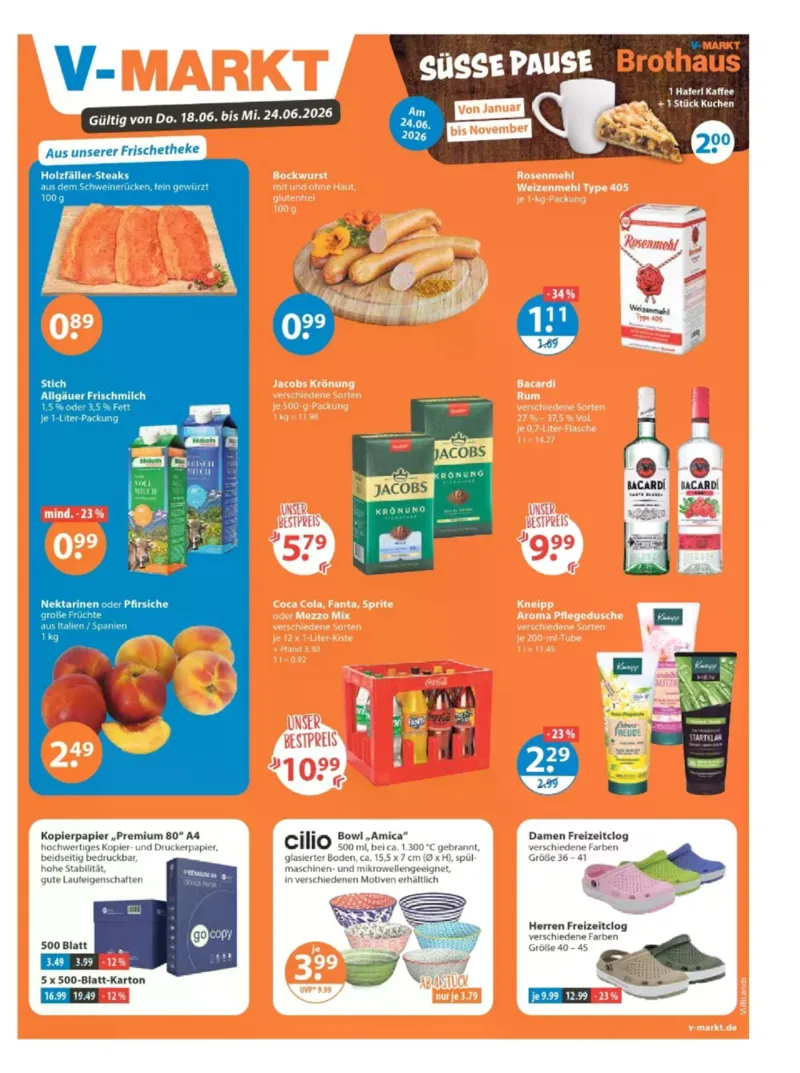V-Markt Prospekt vom 18.06.2026, Seite 1