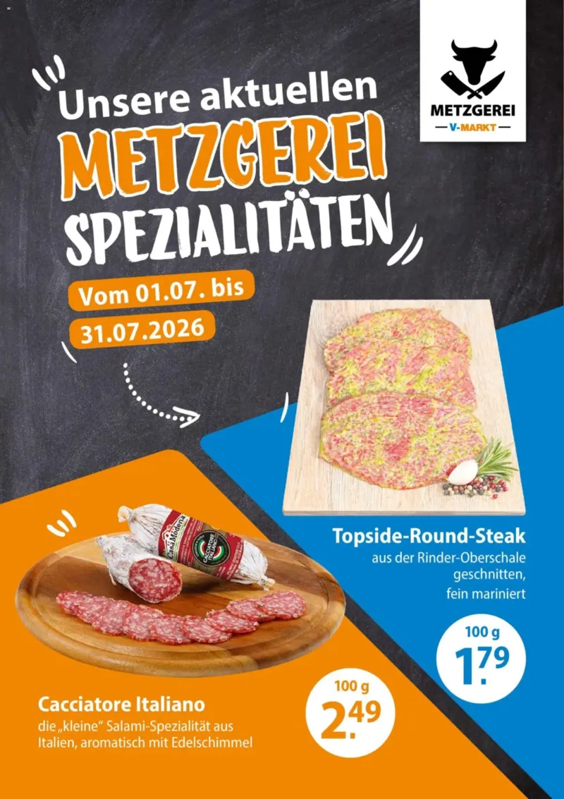 V-Markt Prospekt vom 01.07.2026, Seite 1
