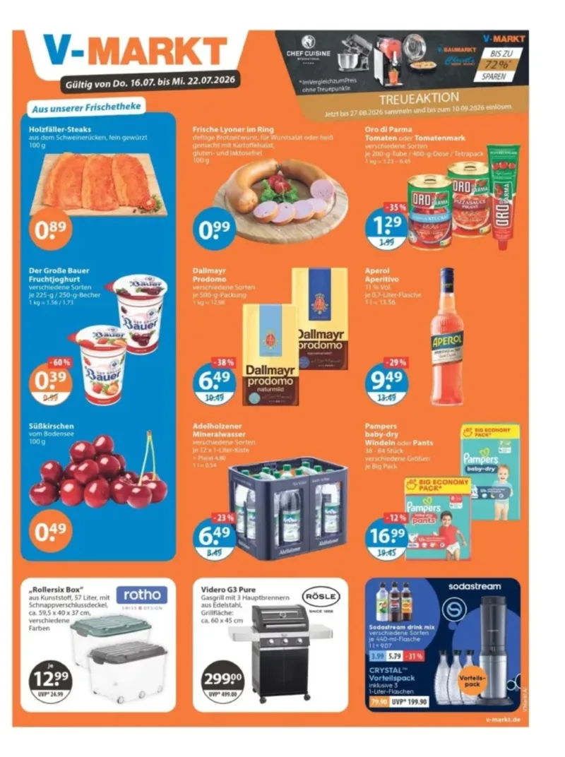 V-Markt Prospekt vom 16.07.2026, Seite 1