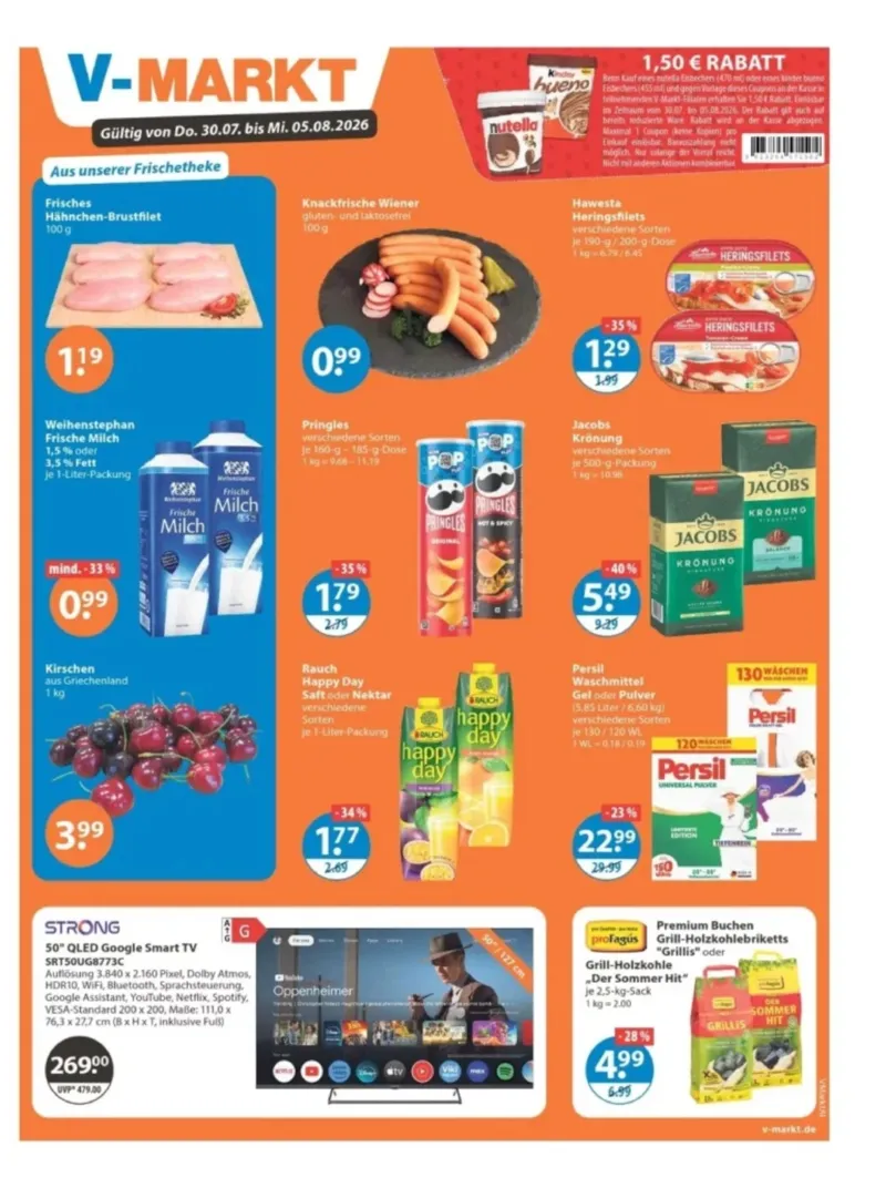 V-Markt Prospekt vom 30.07.2026, Seite 1