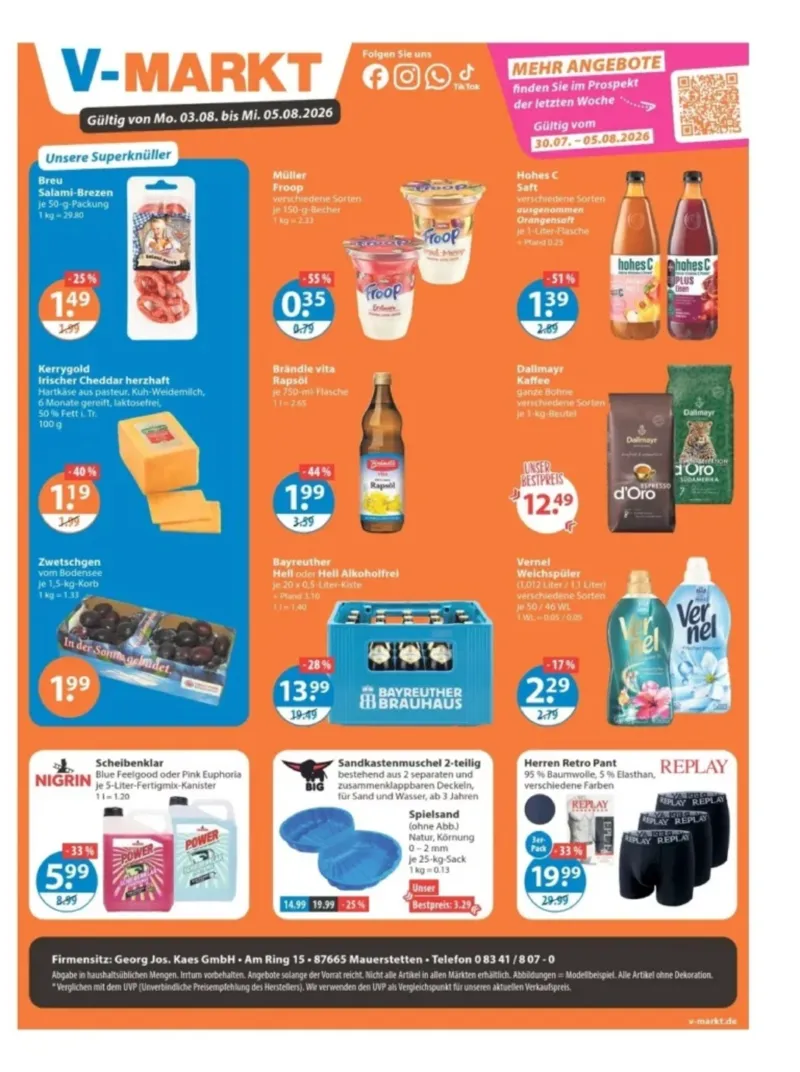 V-Markt Prospekt vom 30.07.2026, Seite 19