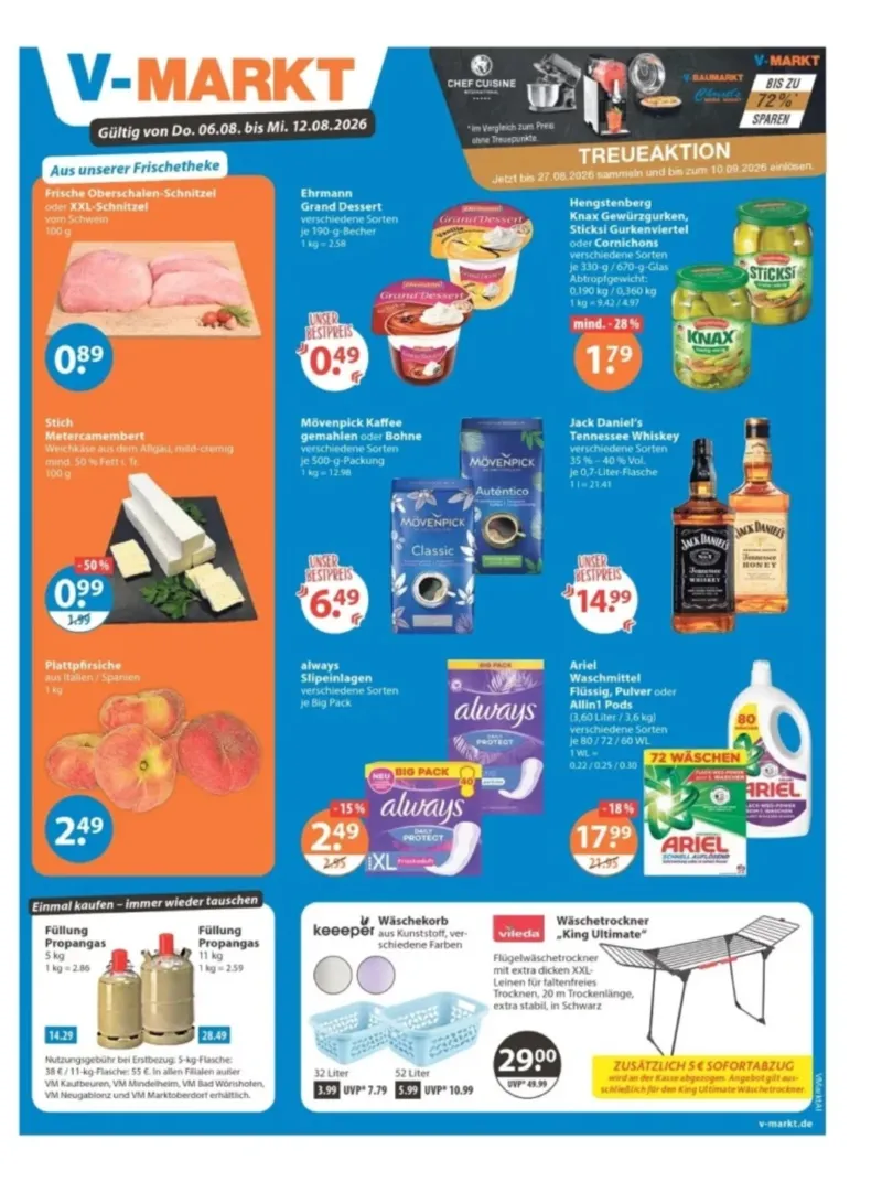 V-Markt Prospekt vom 06.08.2026, Seite 1
