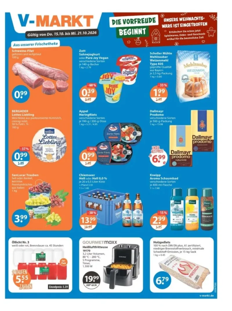 V-Markt Prospekt vom 15.10.2026, Seite 1