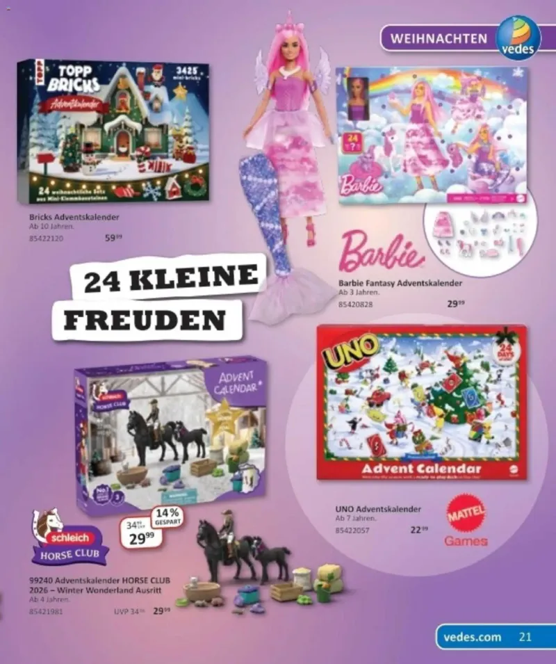 Vedes Prospekt vom 01.10.2026, Seite 22