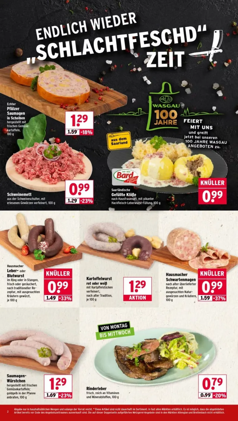 Wasgau Prospekt vom 20.10.2025, Seite 2 Wasgau Prospekt vom 20.10.2025, Seite 2