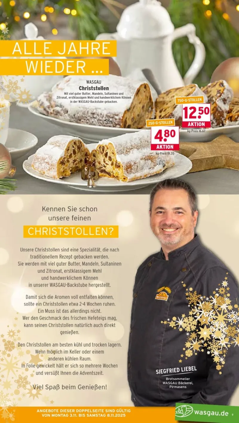 Wasgau Prospekt vom 03.11.2025, Seite 9