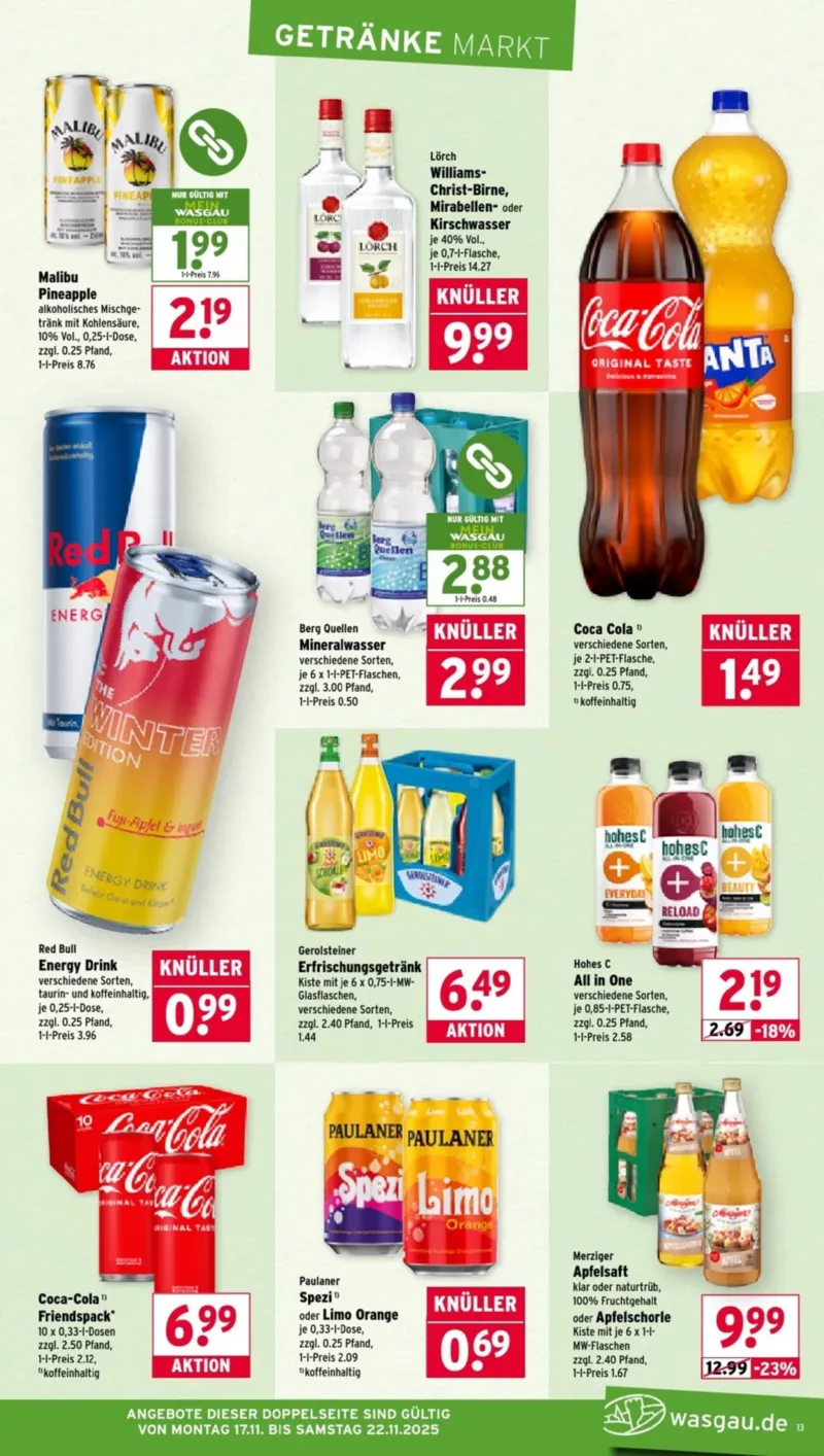 Wasgau Prospekt vom 17.11.2025, Seite 13