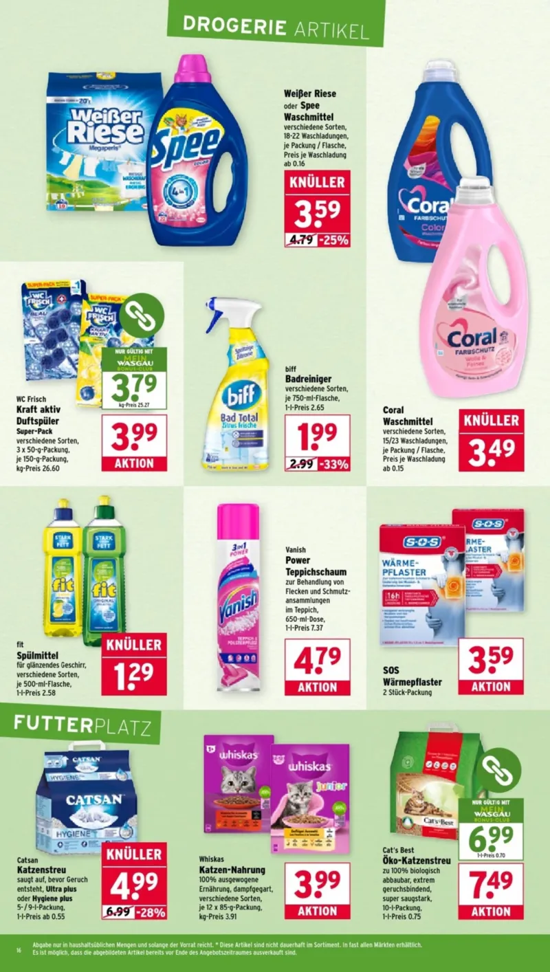 Wasgau Prospekt vom 17.11.2025, Seite 16