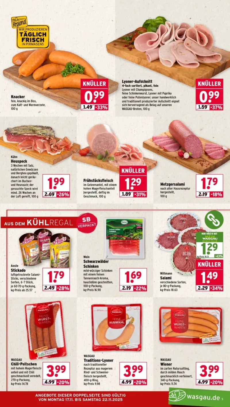 Wasgau Prospekt vom 17.11.2025, Seite 5