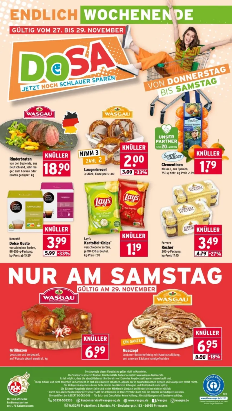 Wasgau Prospekt vom 24.11.2025, Seite 28