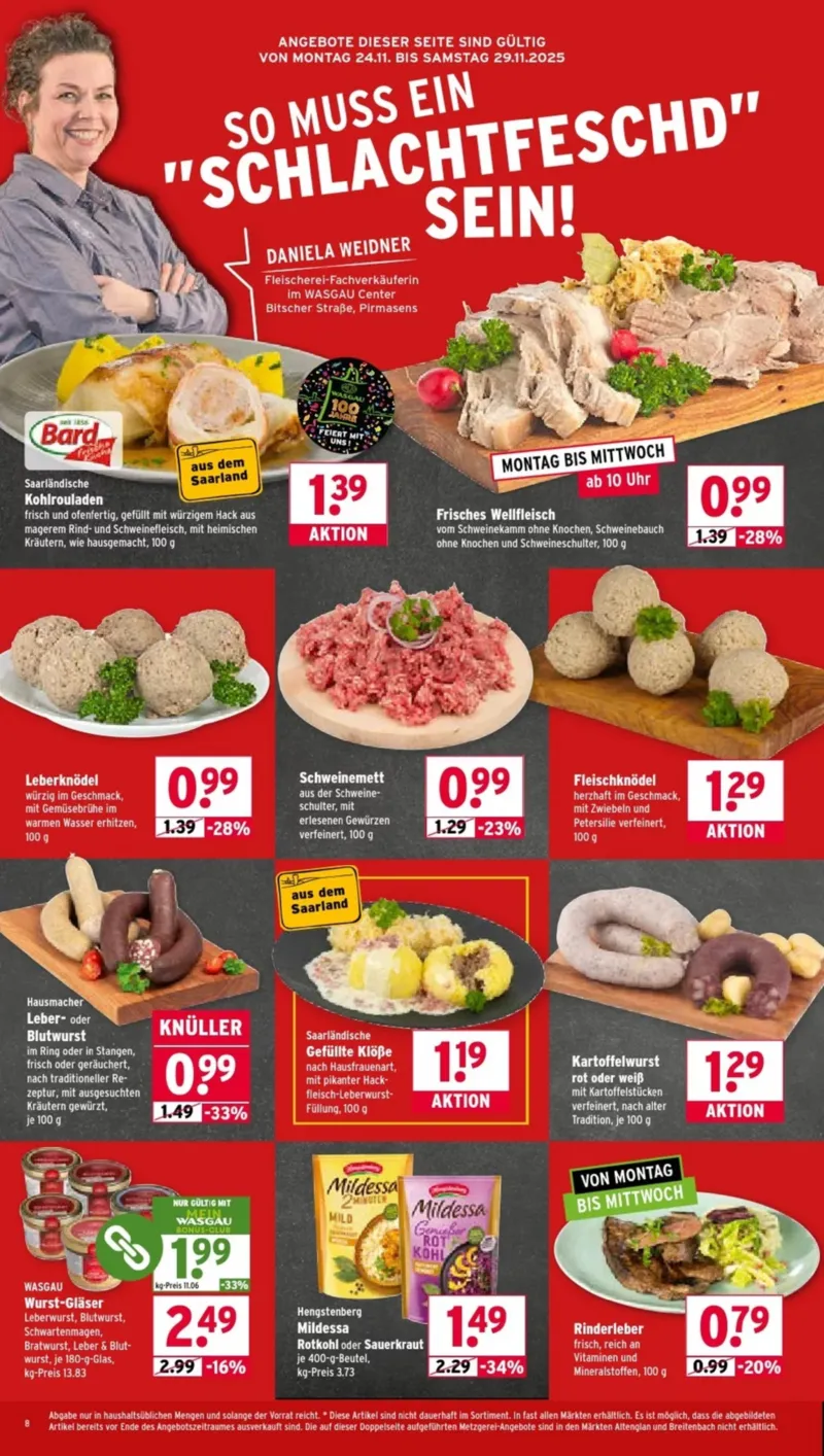 Wasgau Prospekt vom 24.11.2025, Seite 8
