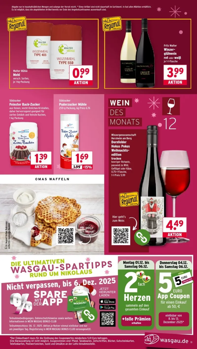 Wasgau Prospekt vom 01.12.2025, Seite 13
