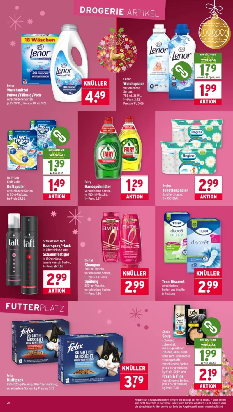 Wasgau Prospekt vom 01.12.2025, Seite 20