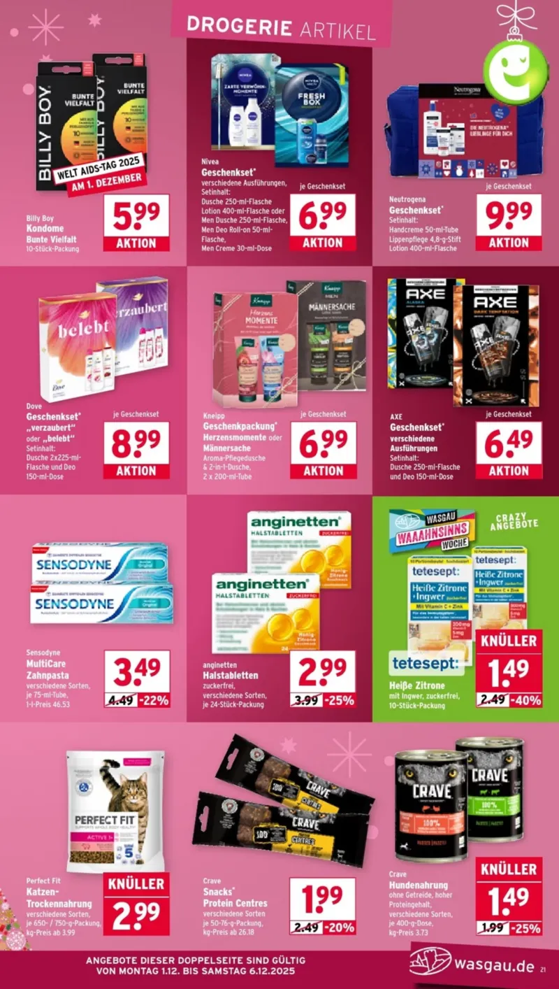 Wasgau Prospekt vom 01.12.2025, Seite 21
