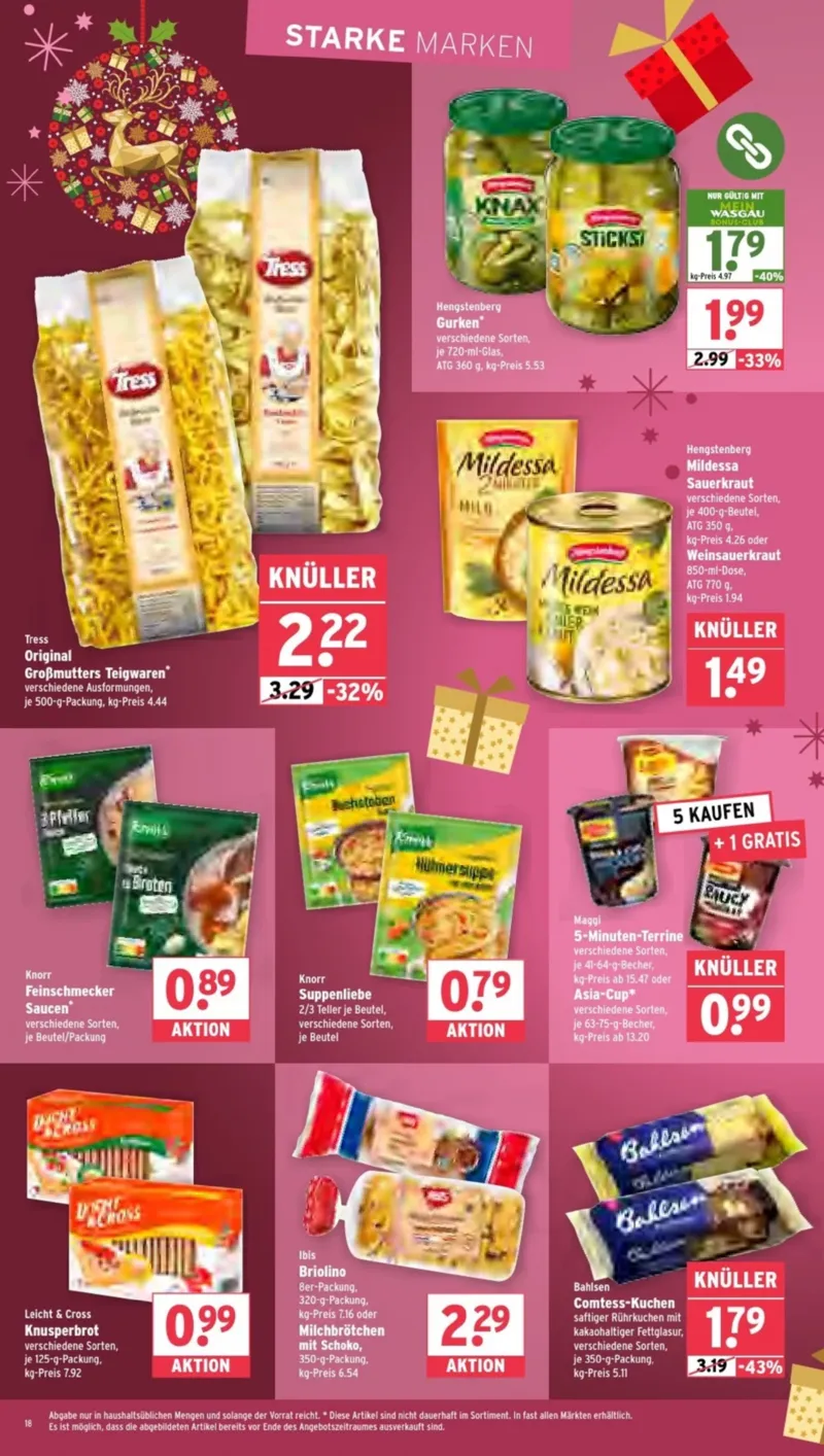 Wasgau Prospekt vom 22.12.2025, Seite 18