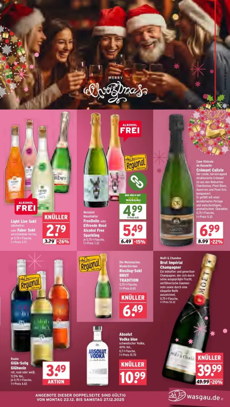 Wasgau Prospekt vom 22.12.2025, Seite 21