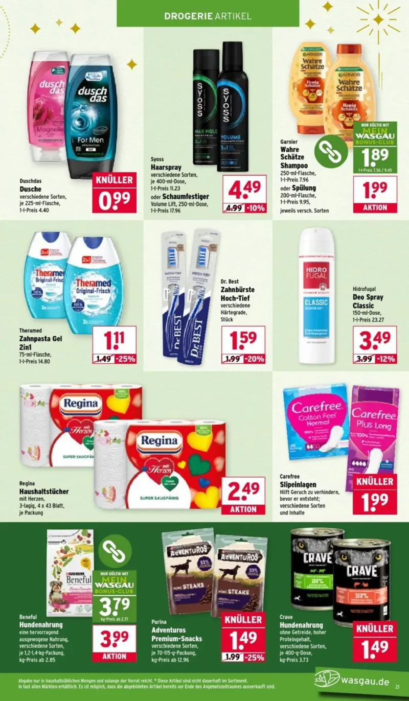 Wasgau Prospekt vom 29.12.2025, Seite 21