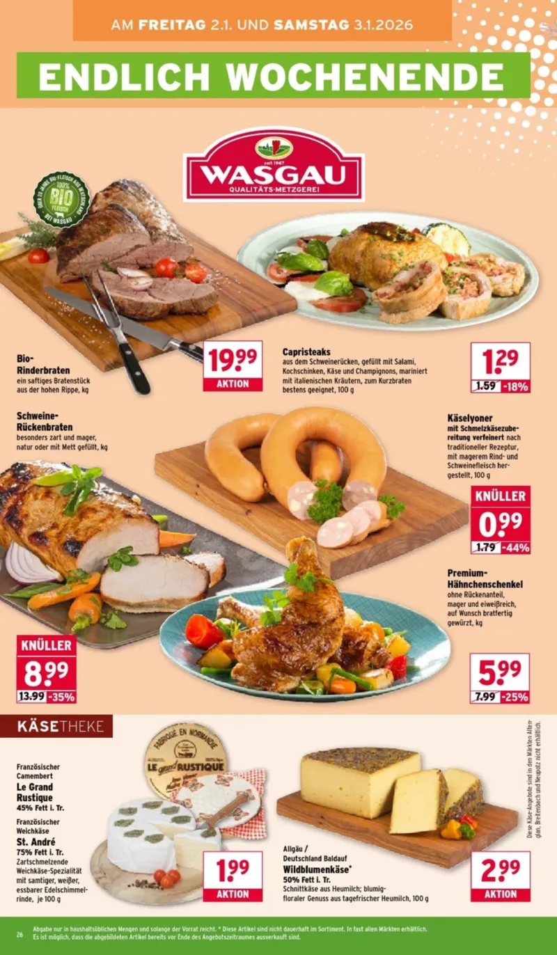 Wasgau Prospekt vom 29.12.2025, Seite 26