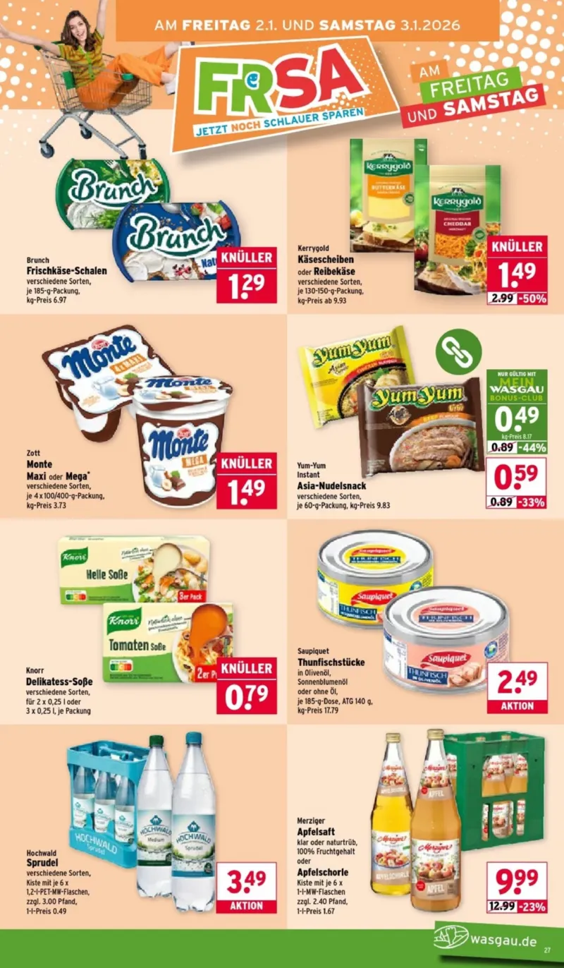 Wasgau Prospekt vom 29.12.2025, Seite 27