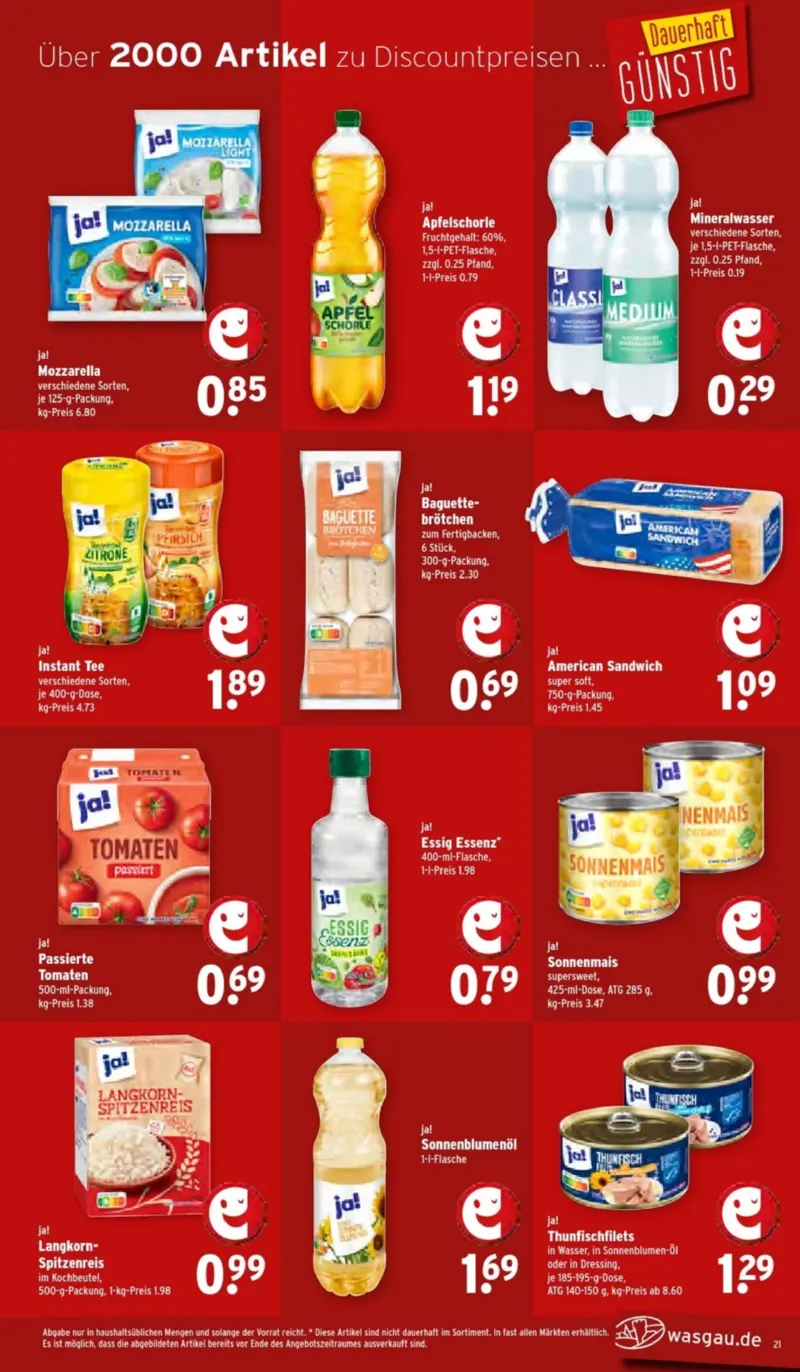 Wasgau Prospekt vom 05.01.2026, Seite 21