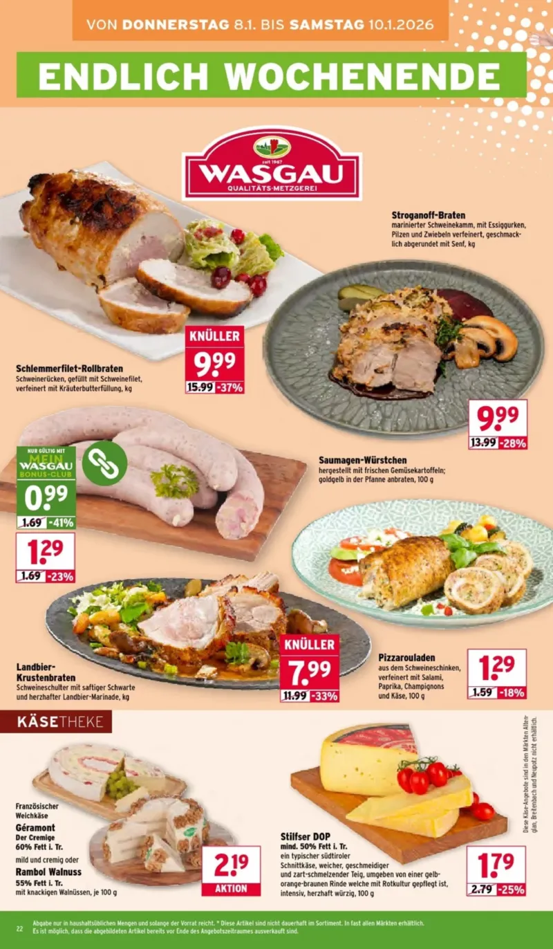 Wasgau Prospekt vom 05.01.2026, Seite 22