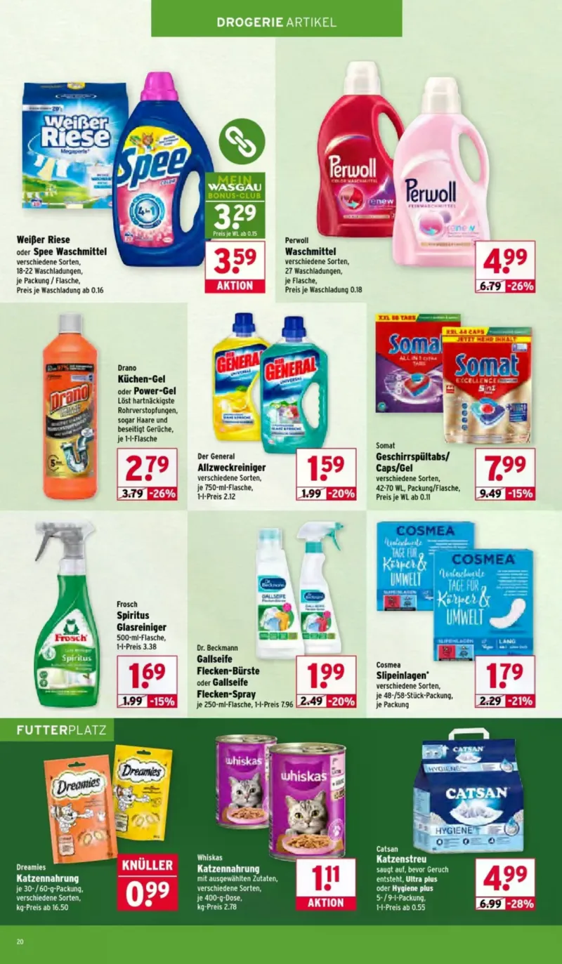 Wasgau Prospekt vom 26.01.2026, Seite 20