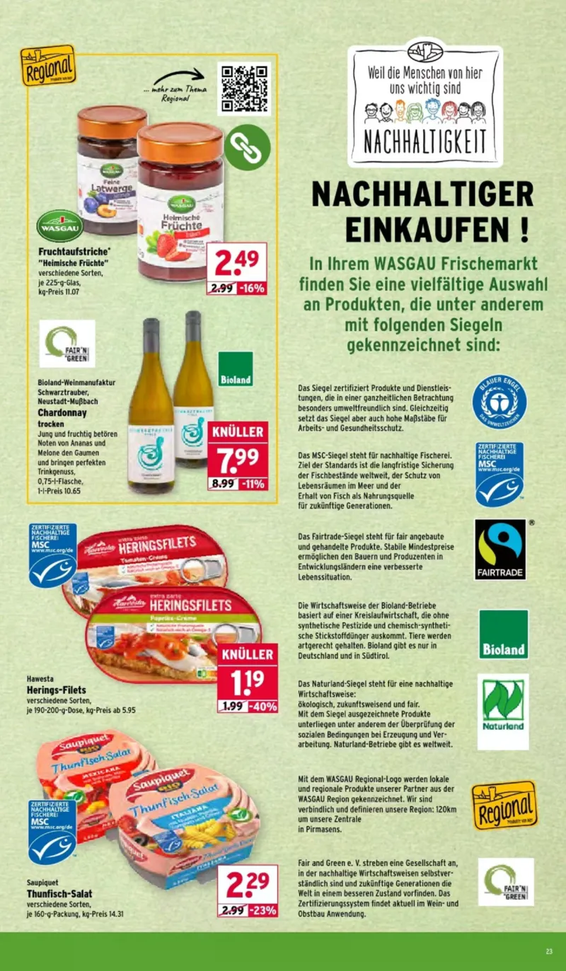 Wasgau Prospekt vom 26.01.2026, Seite 23