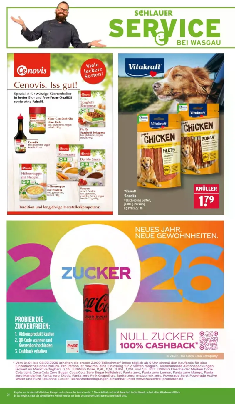 Wasgau Prospekt vom 26.01.2026, Seite 24