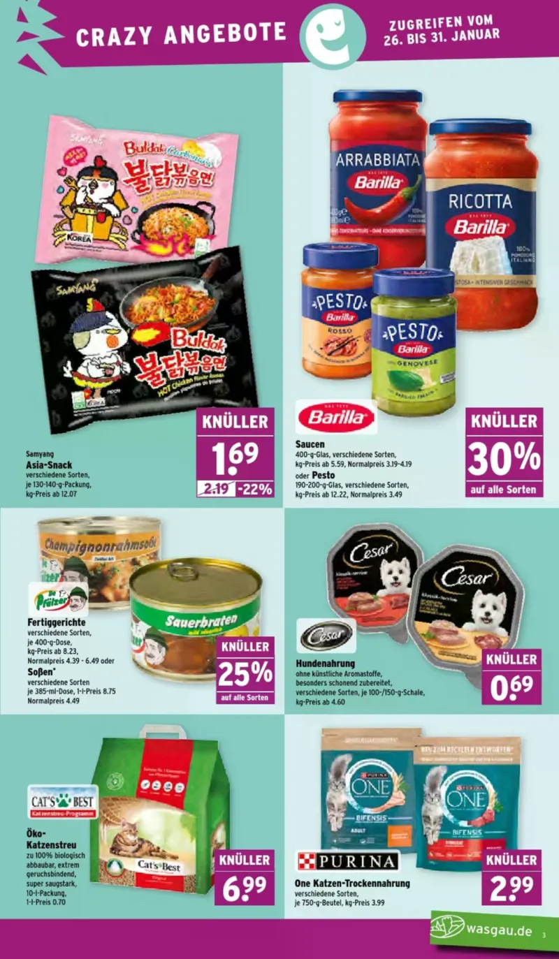 Wasgau Prospekt vom 26.01.2026, Seite 3