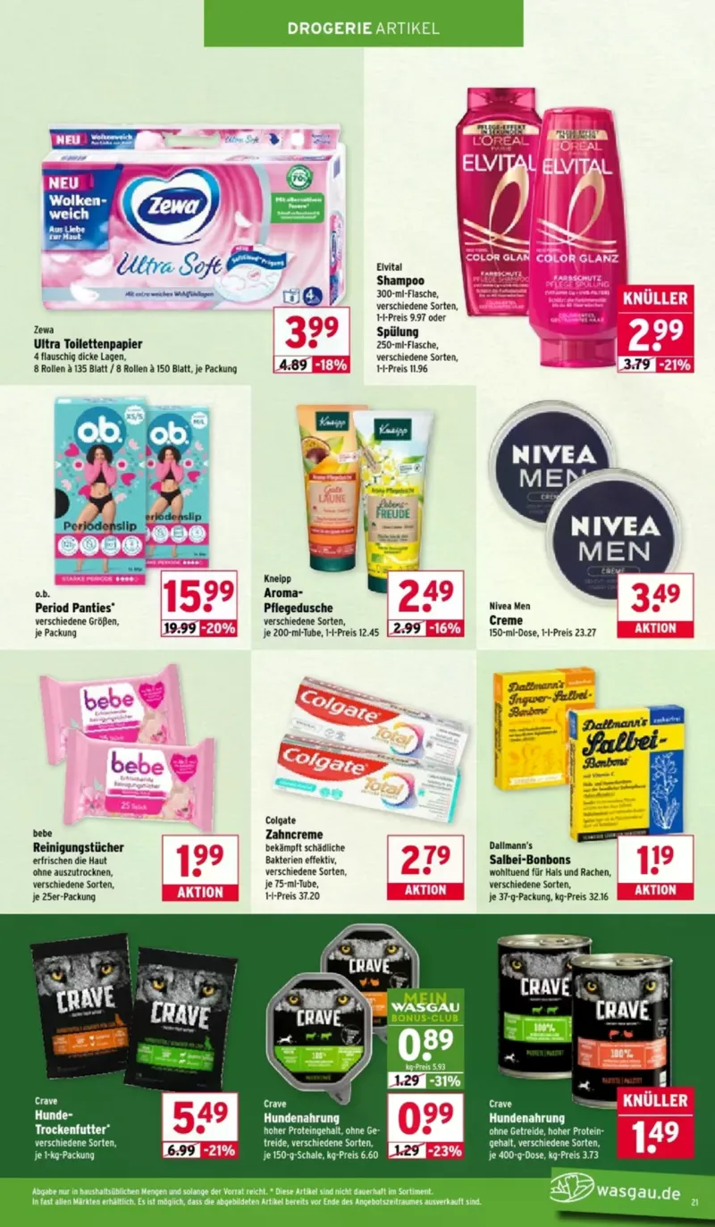 Wasgau Prospekt vom 02.02.2026, Seite 21