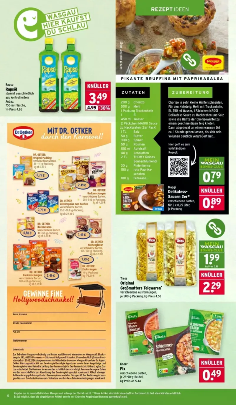 Wasgau Prospekt vom 09.02.2026, Seite 12