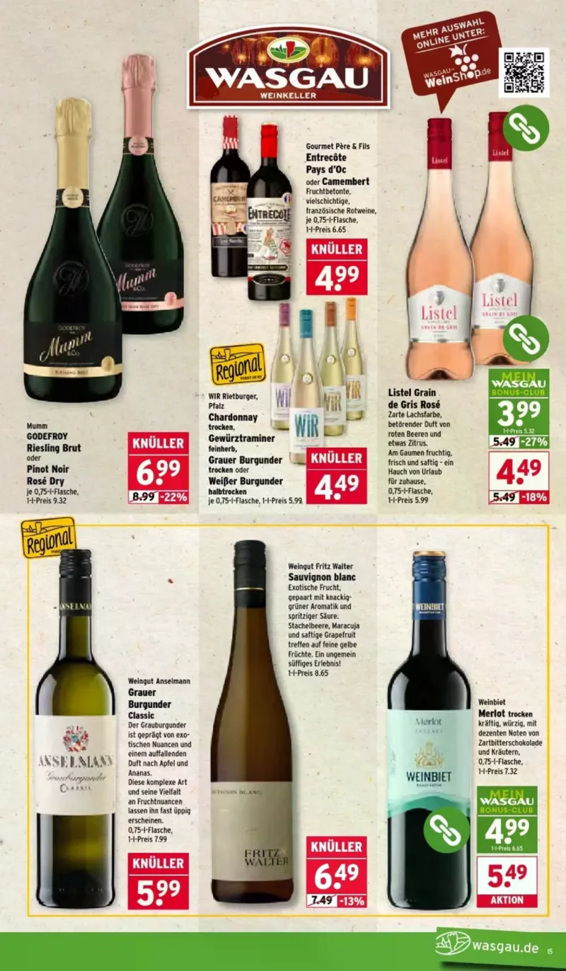 Wasgau Prospekt vom 09.02.2026, Seite 15