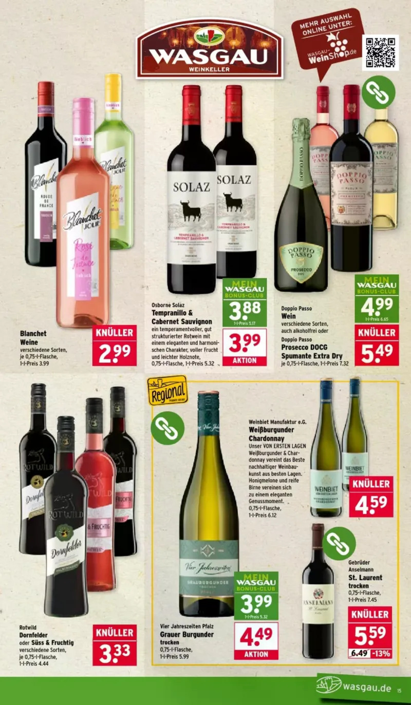 Wasgau Prospekt vom 16.02.2026, Seite 15
