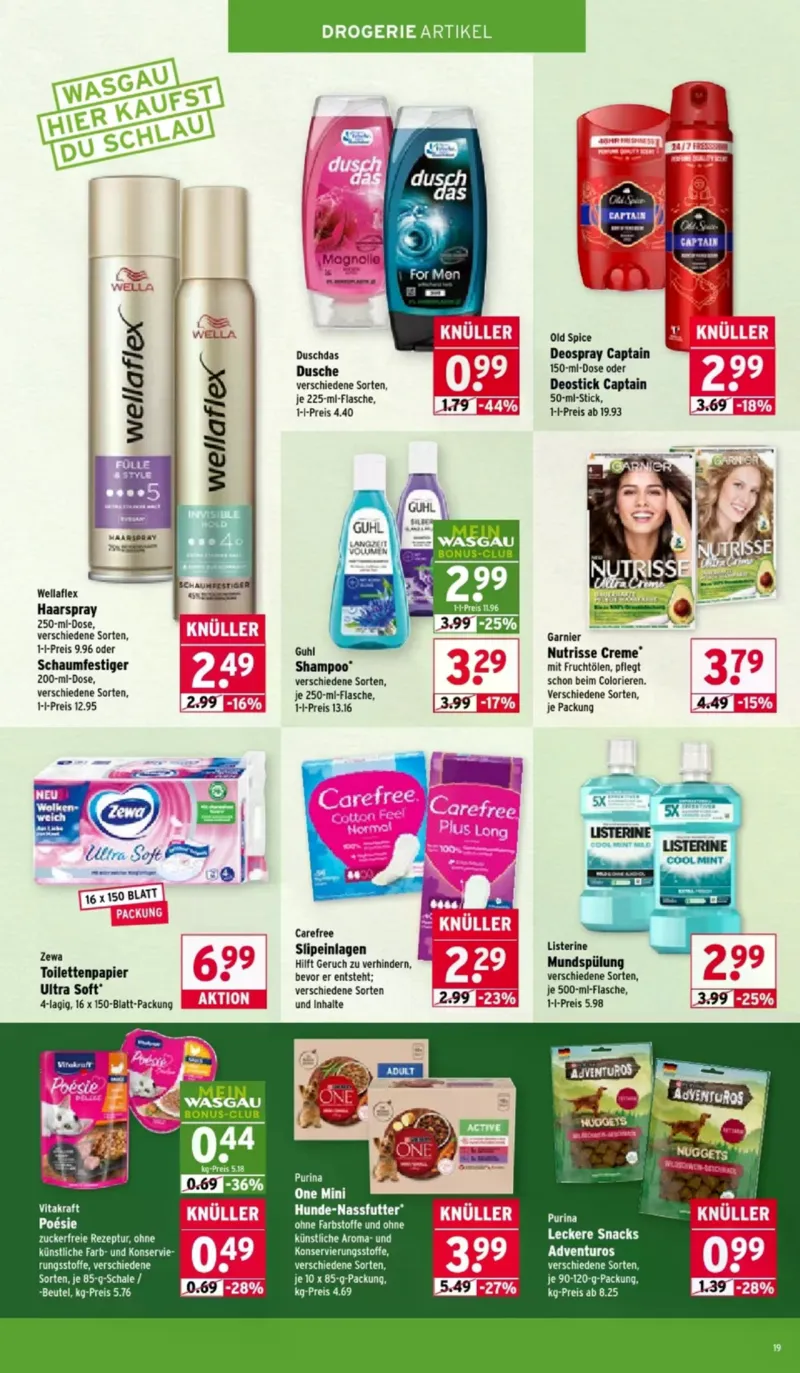 Wasgau Prospekt vom 16.02.2026, Seite 19