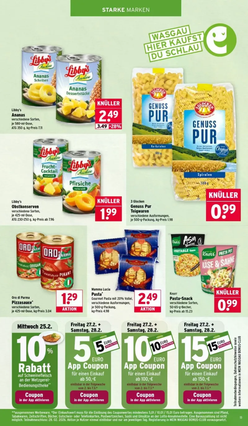 Wasgau Prospekt vom 23.02.2026, Seite 13