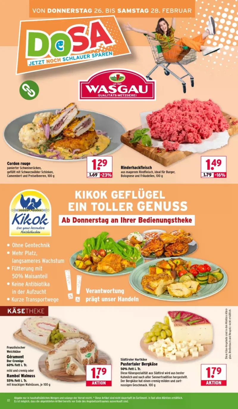 Wasgau Prospekt vom 23.02.2026, Seite 22