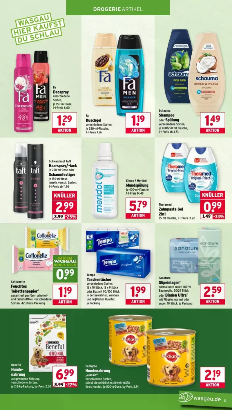 Wasgau Prospekt vom 02.03.2026, Seite 23