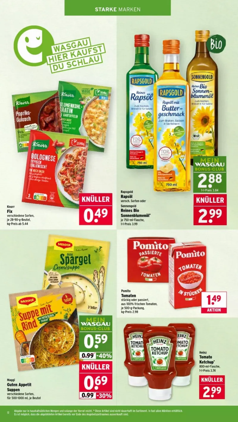 Wasgau Prospekt vom 16.03.2026, Seite 12