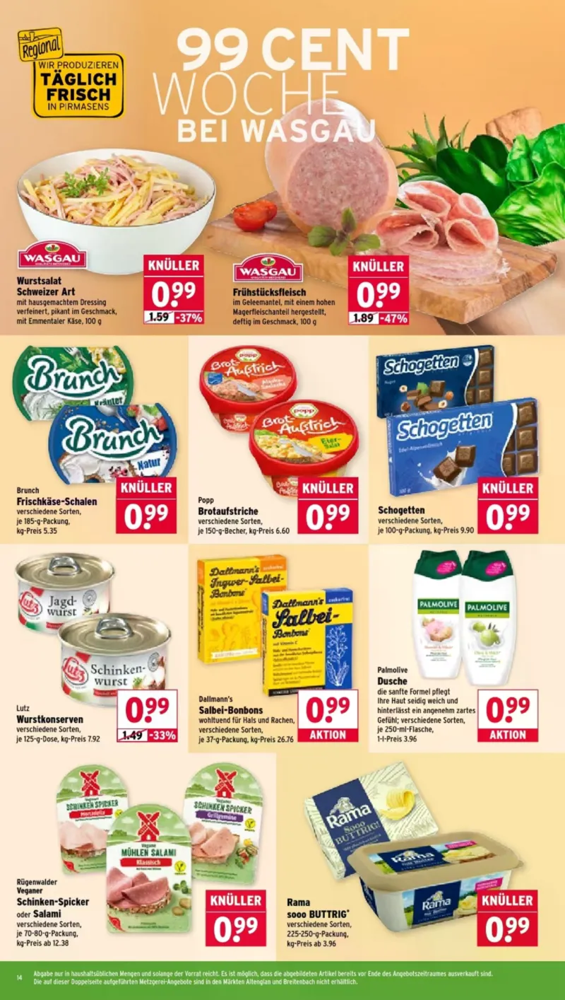Wasgau Prospekt vom 16.03.2026, Seite 14