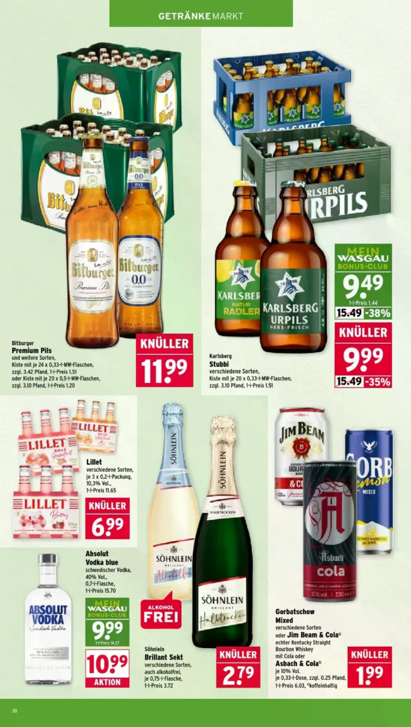 Wasgau Prospekt vom 16.03.2026, Seite 20