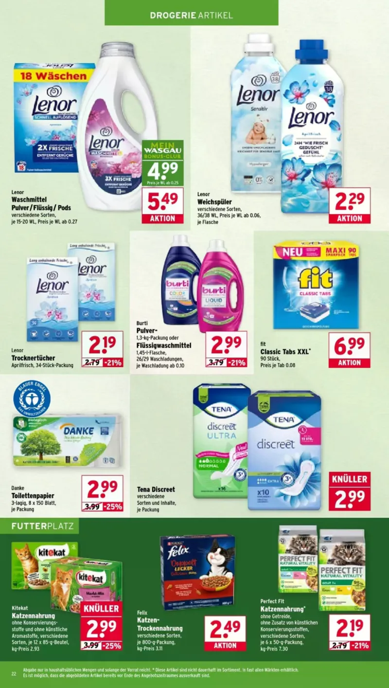 Wasgau Prospekt vom 16.03.2026, Seite 22