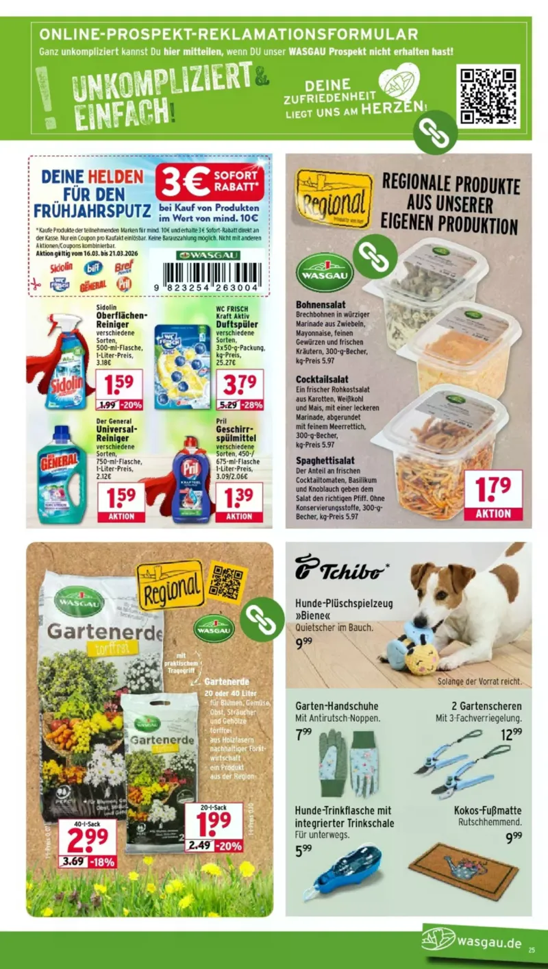 Wasgau Prospekt vom 16.03.2026, Seite 25